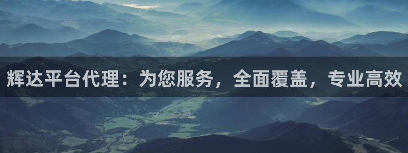 OB视讯是大平台吗：辉达平台代理：为您服务，全面覆盖，专业高效